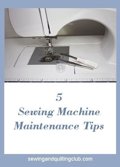 5 Sewing Machine Maintenance Tips