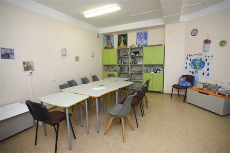 Therapy Rehabilitation Playroom for Children: Table, Chairs, Toys and ...