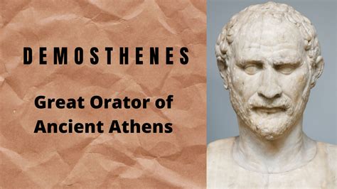 Demosthenes: Philosopher who filled his mouth with stones