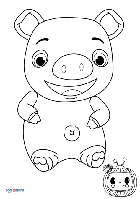 Free Printable Cocomelon Coloring Pages For Kids in 2024 | Coloring ...