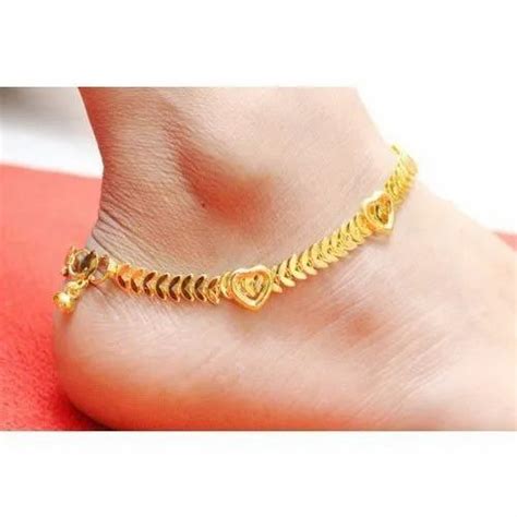 Ladies Gold Anklets Ask Price