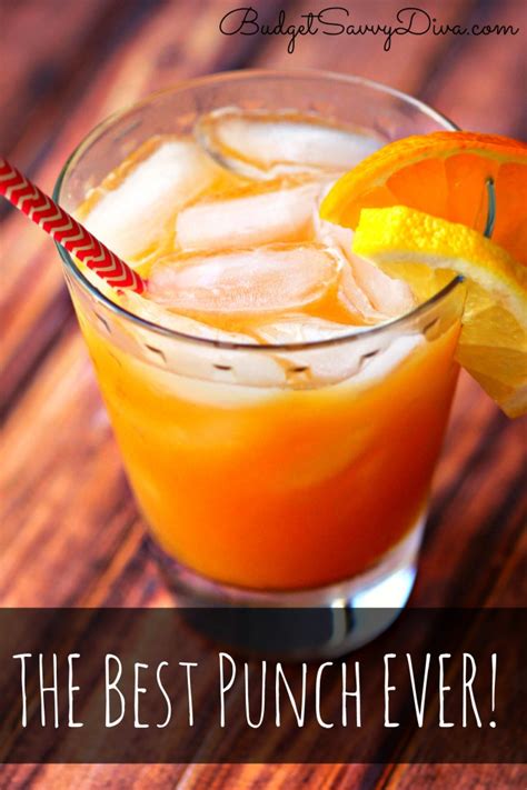 The Best Punch Ever Recipe | Budget Savvy Diva