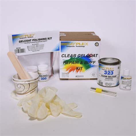 Clear Gelcoat Repair & Polish Kit