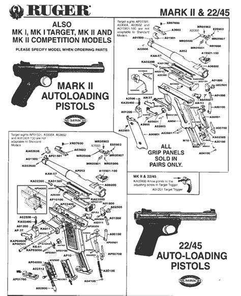 Longhunt.com - Schematics - Ruger Mark 1