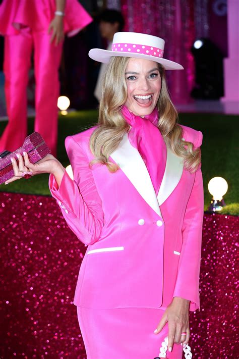 Margot Robbie Trades in a Pink Suit for a Ballerina Dress to Channel Day-to-Night Barbie | Glamour