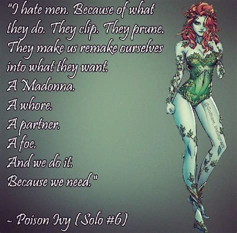 Pin by Kelly Donnelly on DC Villains | Poison ivy quotes, Poison ivy, Poision ivy