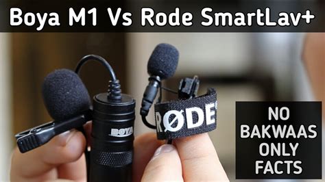 Boya M1 Vs Rode SmartLav + review - YouTube