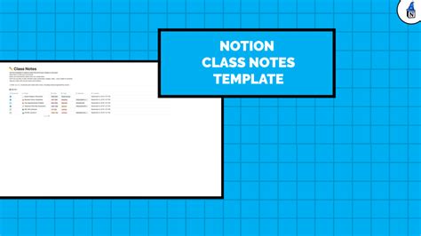 Notion Class Notes Template