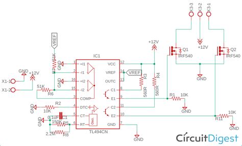 TL494 Inverter Circuit Diagram