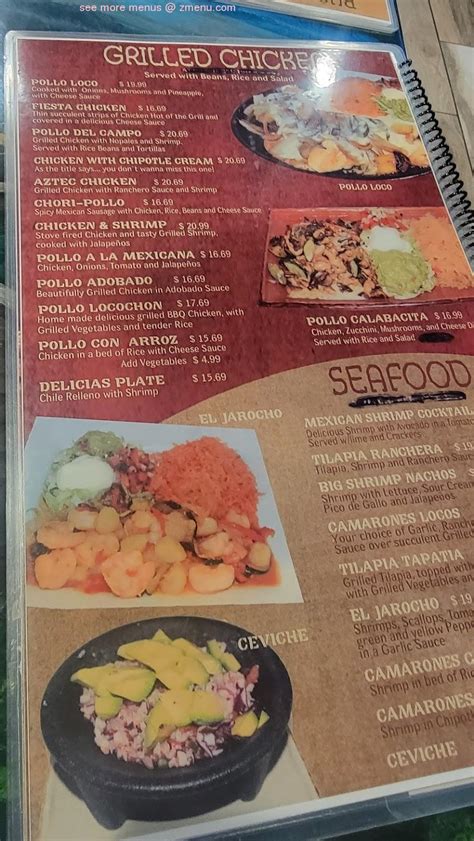 Menu at Jose Locos restaurant, Springfield, 853 N Glenstone Ave