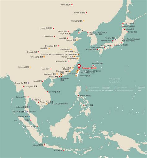 Plan & Book- Asia Area Route Map - EVA Air | America (English)