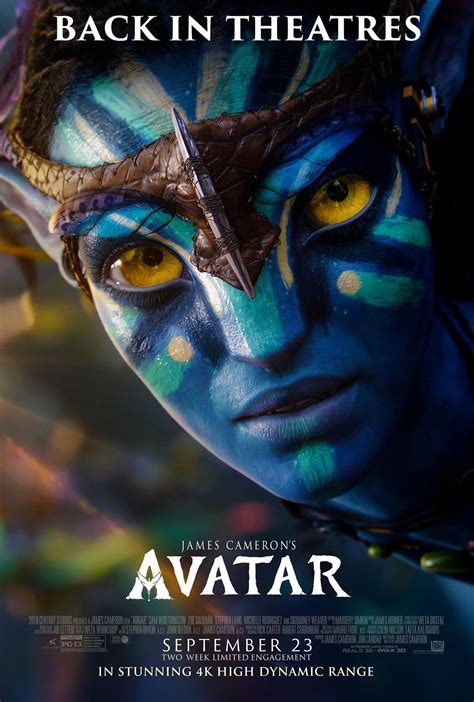 Avatar: New Poster And Trailer For The 4k High Dynamic Range Rerelease