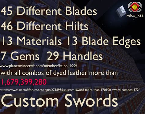 Custom Sword 1.20.2/1.20.1/1.20/1.19.2/1.19.1/1.19/1.18/1.17.1/Forge ...