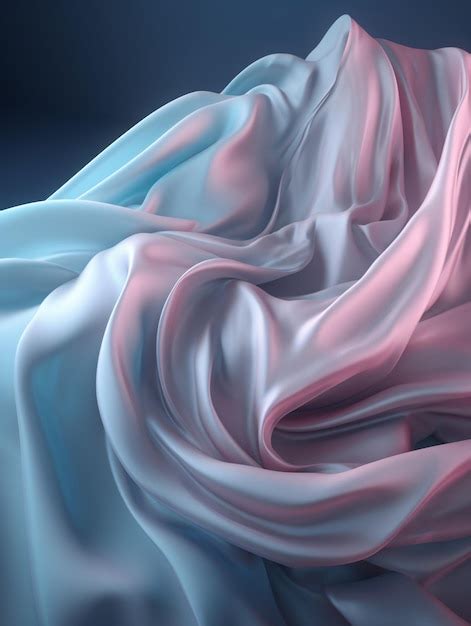 Premium Photo | A pink and blue fabric with a pink and blue fabric.