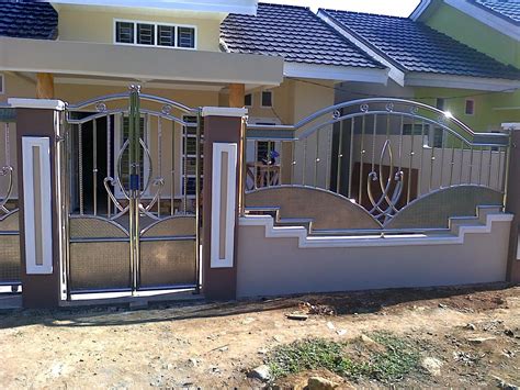 MODEL VARIASI PAGAR BERBAHAN BESI DAN STAINLESS | House main gates ...