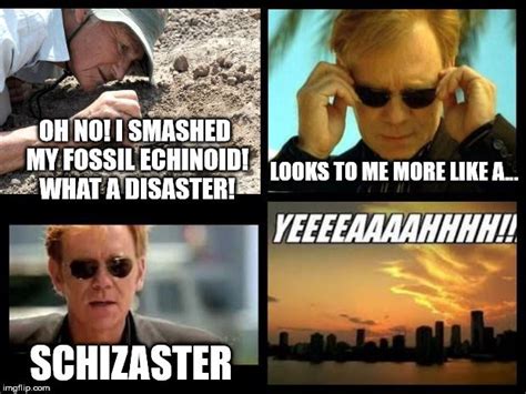 A CSI Miami meme I came up with while attending a lecture on fossil sea ...