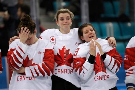 What the Canadian women's hockey team had to say after its shootout loss to the US