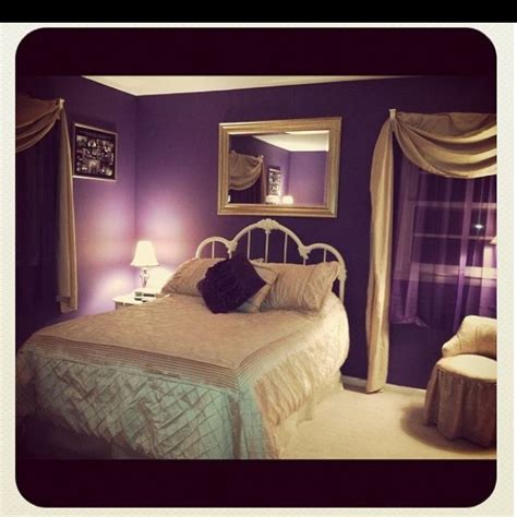 My Bedroom: I love purple and gold together ! | Remodel bedroom, Purple ...