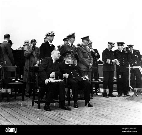 Roosevelt atlantic charter churchill hi-res stock photography and images - Alamy