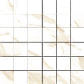 Calacatta Gold Marble Effect Matt Porcelain Mosaic Wall & Floor Tile ...