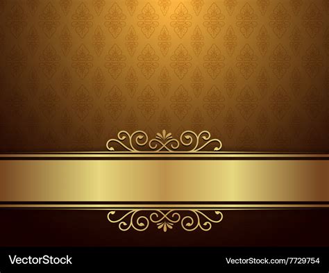 Golden background with luxury design Royalty Free Vector