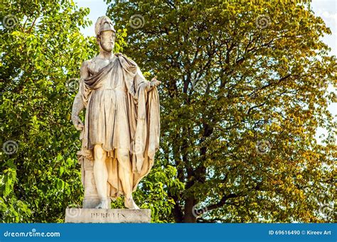 Tuileries Garden Statue. Tuileries Garden (Jardin Des Tuileries) is a Public Garden Located Near ...