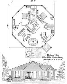 Online House Plan: 1125 sq. ft., 2 Bedrooms, 2 Baths, Patio Collection ...