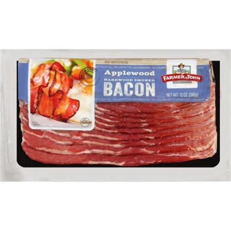 Farmer John Applewood Hardwood Smoked Bacon, 12 oz - QFC