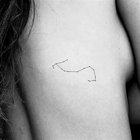 Scorpius Constellation Temporary Tattoo set of 3 - Etsy Australia