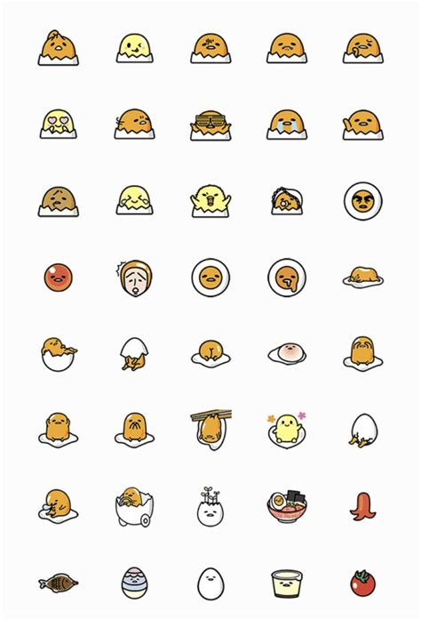 Gudetama | Pegatinas bonitas, Pegatinas imprimibles, Plantillas para carpetas