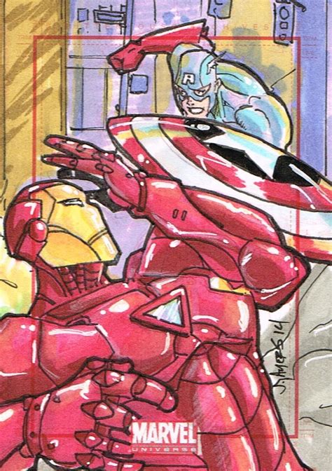 Captain America vs Iron Man by ayersart on DeviantArt