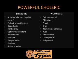 4 Different Personality Types - Sanguine, Choleric, Phlegmatic ...