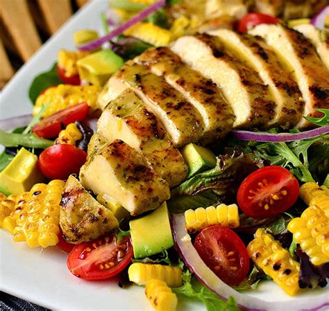 Grilled Chicken Salad - Healthy, Sizzling, Mouthwatering