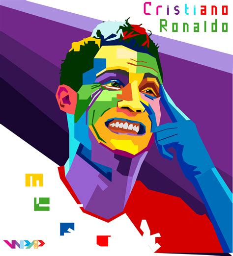 Cristiano Ronaldo in WPAP If you want to see perfect footballer, you can see CR7. [Zero to Hero ...