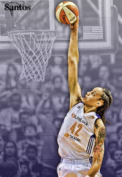 Brittney Griner Dunking in WNBA Game