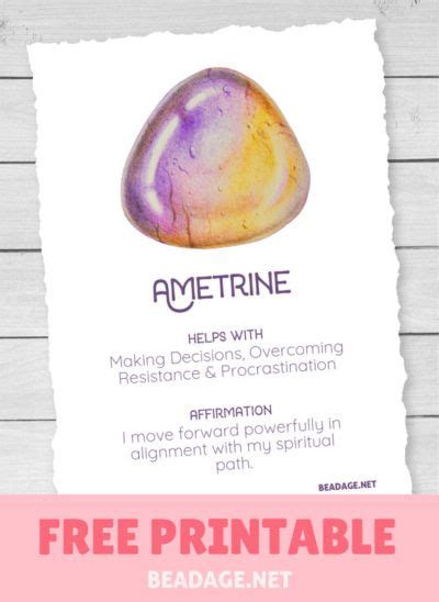 Ametrine Meaning and Properties | Healing crystals meanings, Crystal meanings, Stones and crystals