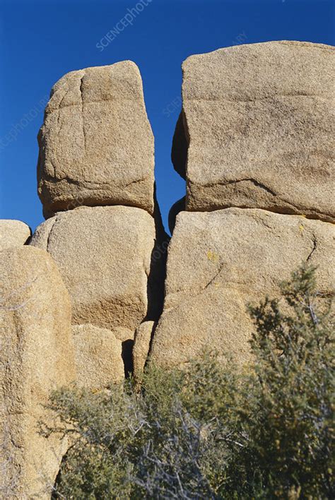 Joshua Tree Rock Formations - Stock Image - C009/2289 - Science Photo ...