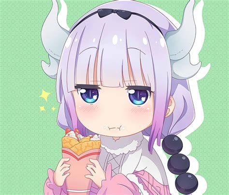 HD wallpaper: Anime, Miss Kobayashi's Dragon Maid, Horns, Kanna Kamui, Minimalist | Wallpaper Flare