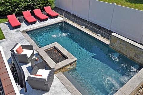 Cocktail Pool Design in Rutherford, NJ