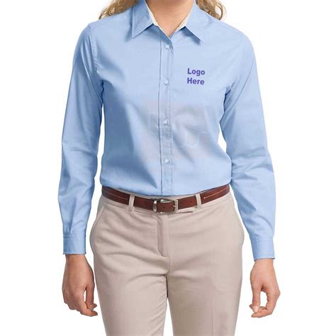 Woman Casual Dress Shirt Plain Light Blue - Dubai UAE | Leading Uniforms Supplier Manufacturer ...