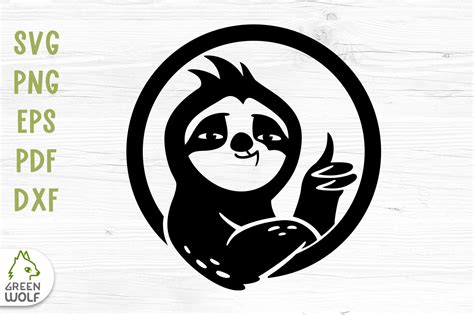 Lazy sloth svg Sloth vinyl decals svg Cute animal svg file for cricut ...