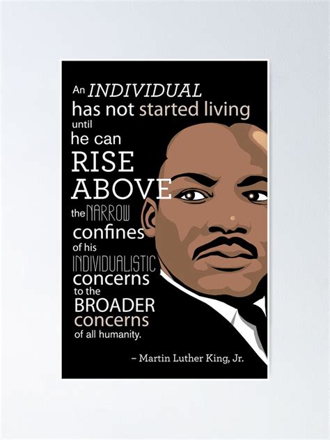 "Inspirational Quote: Martin Luther King Jr." Poster for Sale by ...