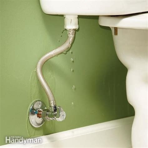 How to Tighten Water Supply Line Connectors | The Family Handyman