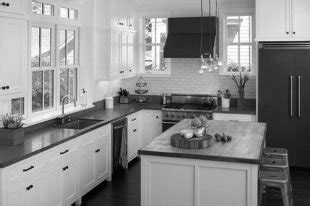 Black and White Kitchen Cabinets - Home Furniture Design