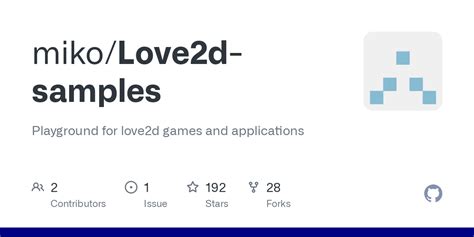 GitHub - miko/Love2d-samples: Playground for love2d games and applications