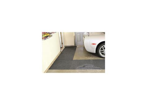 Charcoal Garage Floor Runner Mat - 29" W x 9' L, Waterproof