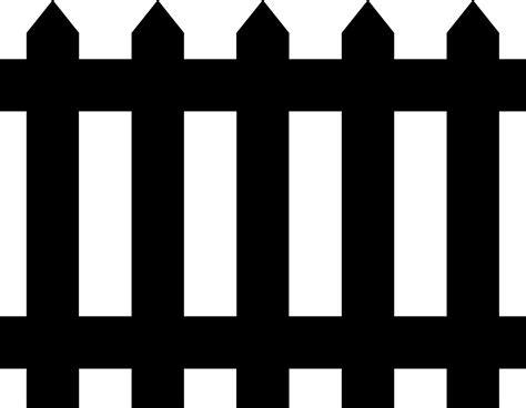 Picket Fence Gate Chain-link Fencing - Black Fence Clipart - Png ...