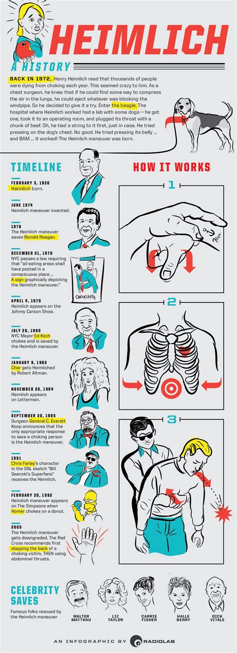 An Illustrated History of Heimlich | Heimlich, History infographic ...