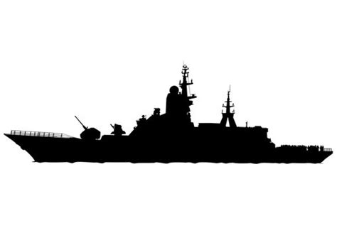 Battleship Silhouette Clip Art