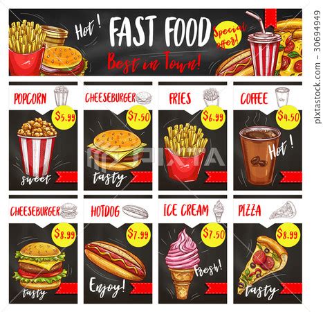 Fast Food Restaurant Menu Template